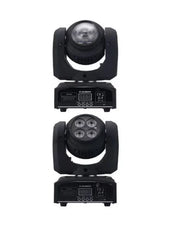 Proiector Mobil AT PERFORMANCE® cu Cap Dublu LED 100W – DMX, Gobo, Culori, Pan/Tilt Infinite