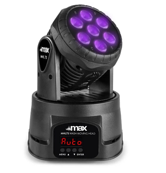 Moving Head Wash, LED 7x 8W, RGBW, Max MHL73 AT PERFORMANCE