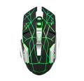 Mouse gaming Weibo, 7 butoane, 3200 DPI reglabil, iluminare RGB 7 culori, USB, verde