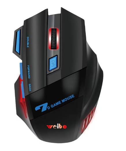 Mouse gaming wireless AT Performance, 1200-3200 DPI, 4 butoane, iluminare RGB, silențios