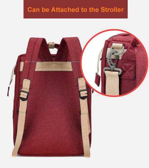 Rucsac 3-in-1 pentru bebelusi,Rosu