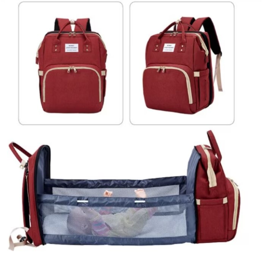 Rucsac 3-in-1 pentru bebelusi,Rosu