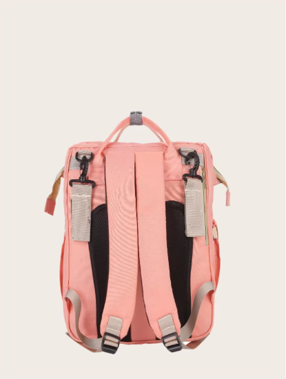 Rucsac pentru bebeluși 3 în 1 AT Performance, 39x30x18 cm, Oxford impermeabil, 1,5 kg, roz deschis