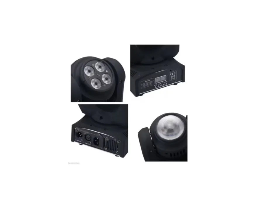 Proiector lumini double face moving head AT Performance, 30 x 20 x 24 cm, negru
