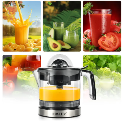 Storcător de citrice electric HALEY HY-2905, 300 W, panou tactil, carcasă inox