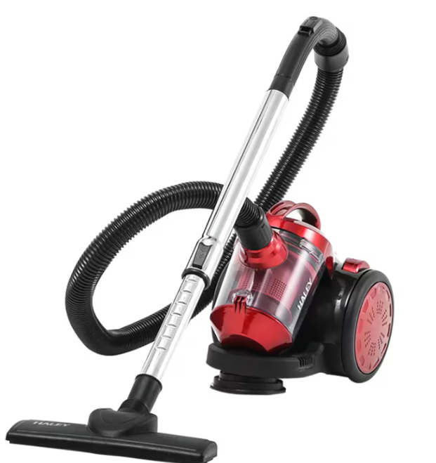 Aspirator fără sac HALEY HY-925, 2800 W, 20 kPa, recipient 2.2 L, roșu