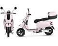 Scuter electric N-MOTO EL3, motor Bosch 1000 W, autonomie 60 km, GPS și aplicație mobilă, roz
