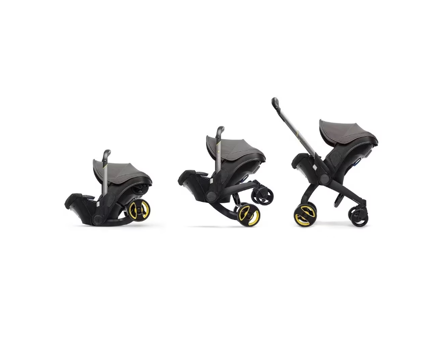 Cărucior travel 2 în 1 AT Performance, 0-13 kg, 0-18 luni, centură în 3 puncte, husă lavabilă, gri