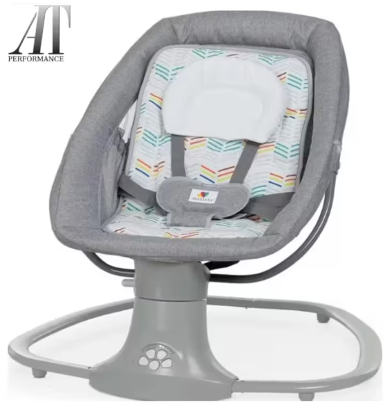 Balansoar electric pentru bebeluși AT Performance, 3 în 1, bluetooth, telecomandă, maxim 18 kg, 0-3 ani