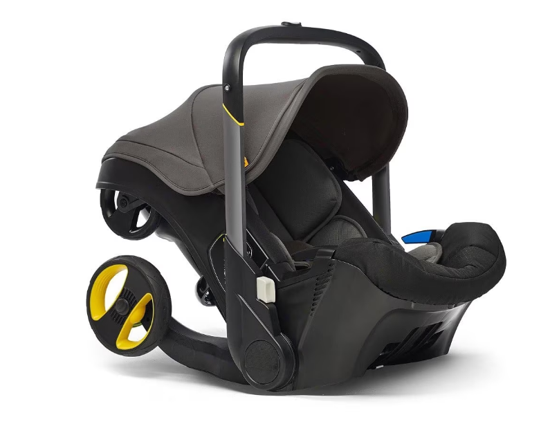 Cărucior travel 2 în 1 AT Performance, 0-13 kg, 0-18 luni, centură în 3 puncte, husă lavabilă, gri