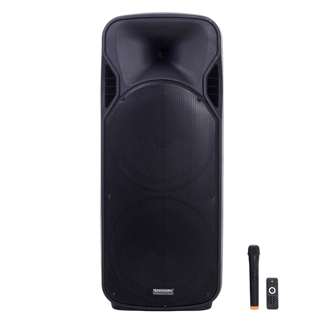 Boxă portabilă karaoke AT Performance A15-15, 800 W, autonomie 6-8 ore, microfon wireless, telecomandă