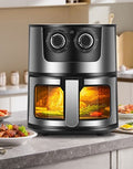Friteuză cu aer cald AT Performance, 7 L, 2400 W, afișaj LCD, carcasă din oțel inoxidabil