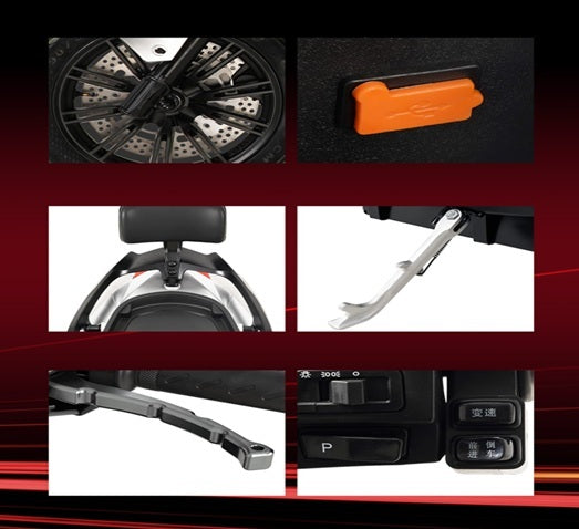 Scuter electric N-MOTO X1, motor Bosch 2020 W, autonomie 75 km, viteză 45 km/h, frâne pe disc