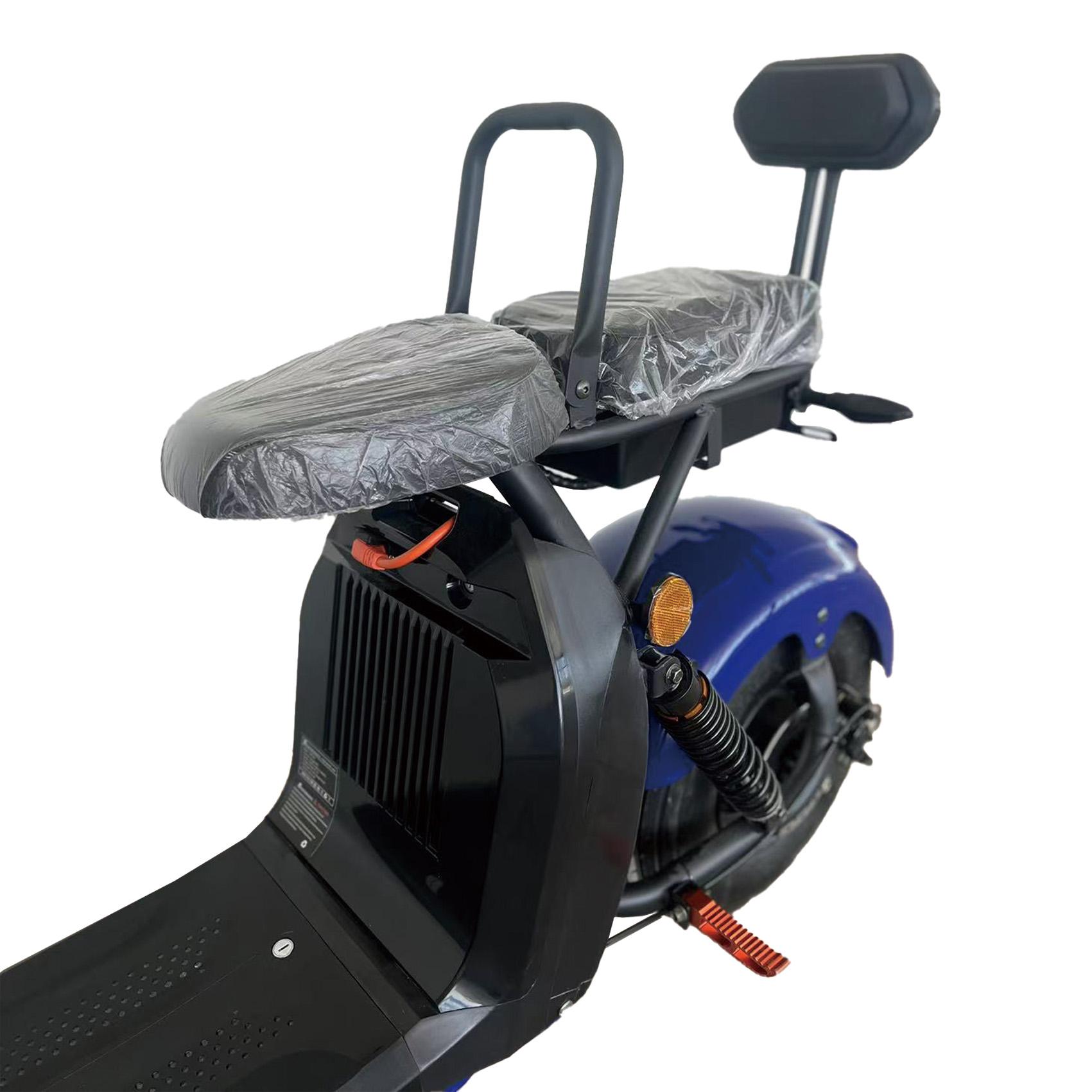 Scuter Electric 2 Persoane, Viteză Limitată 25 km/h – Fără Permis,  Motor 1500W, Baterie 20Ah, Suspensie Hidraulică, COC Inclus