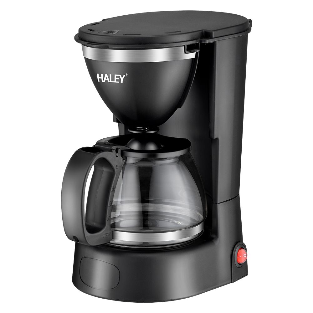 Cafetieră HALEY HY-2807, 650 W, carafă din sticlă 750 ml, menținere la cald 40 min