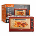 Cuptor electric HALEY HY-5127, 48 L, 2000 W, plită dublă 1000 W + 600 W, ușă din sticlă