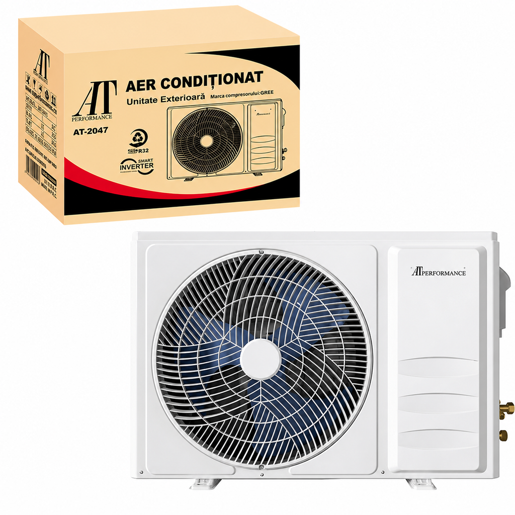 Aer condiționat inverter AT Performance, 12000 BTU, R32, răcire și încălzire, kit instalare inclus