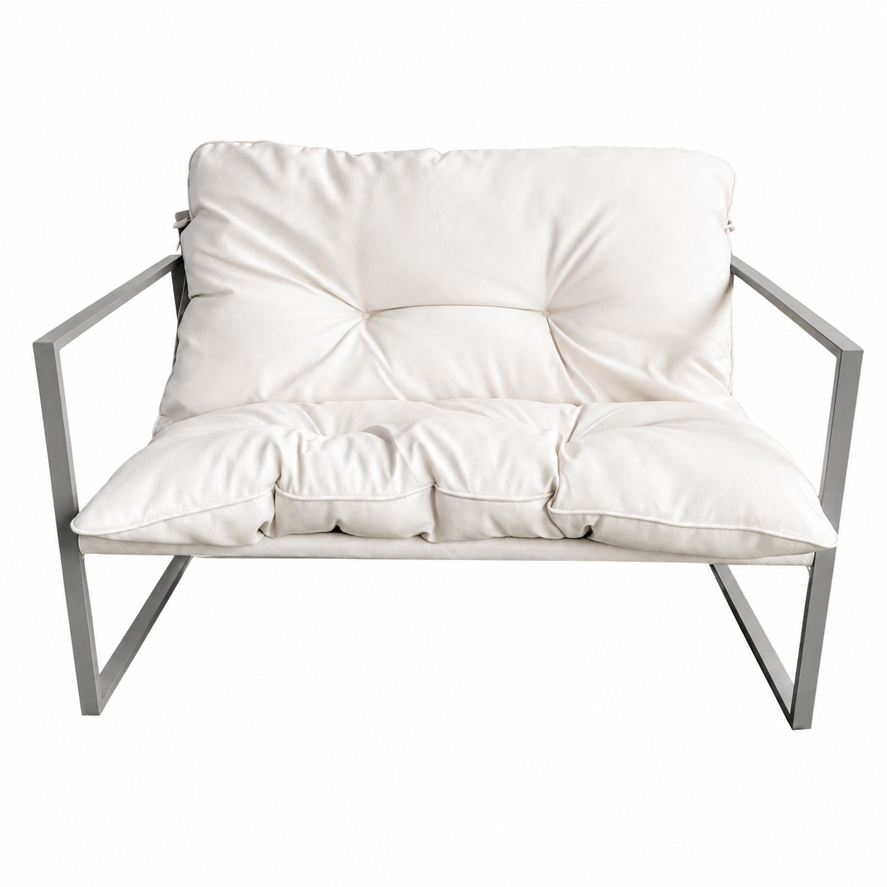 Set mobilier balcon și grădină AT Performance, 4 piese, canapea 2 locuri, 2 fotolii, măsuță cu blat sticlă securizată