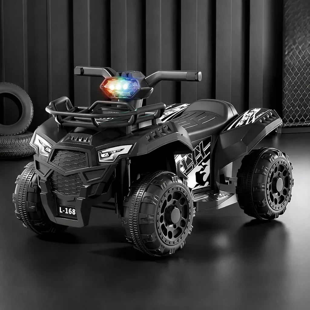 ATV electric pentru copii KIDOO L-168, 6V, 3-8 ani, viteză 3-5 km/h, autonomie 1-2 ore