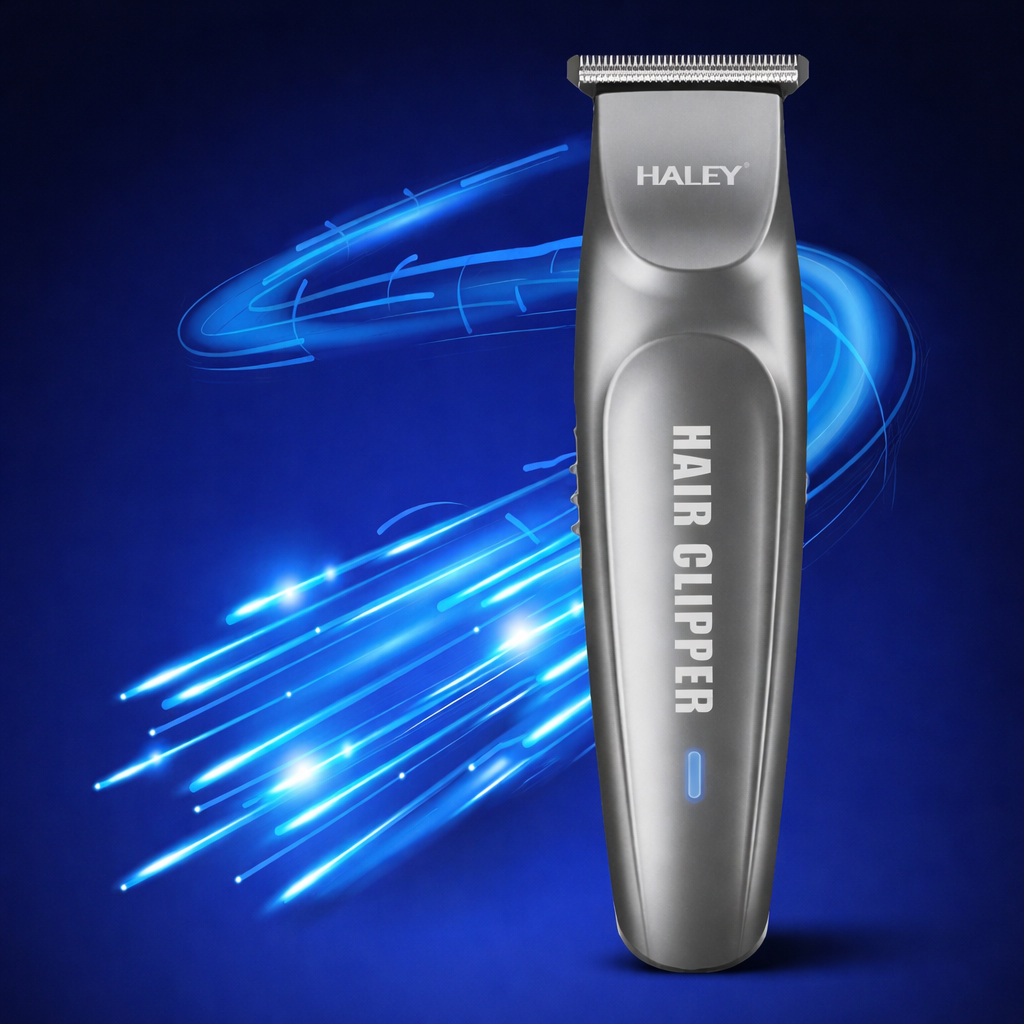 Aparat de tuns păr și barbă HALEY HY-L506, autonomie 120 min, acumulator 1000 mAh, încărcare USB