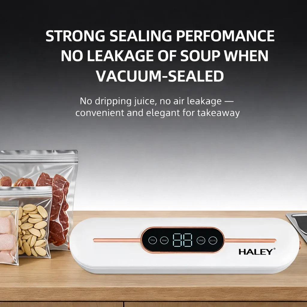 Aparat de vidat HALEY HY-508, 90 W, mod uscat și umed, vacuum -60 kPa, bandă sigilare 25 cm