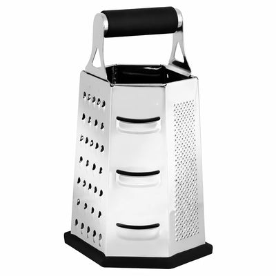 Răzătoare multifuncțională AT Performance, 6 fețe, oțel inoxidabil, înălțime 23 cm, mâner ergonomic