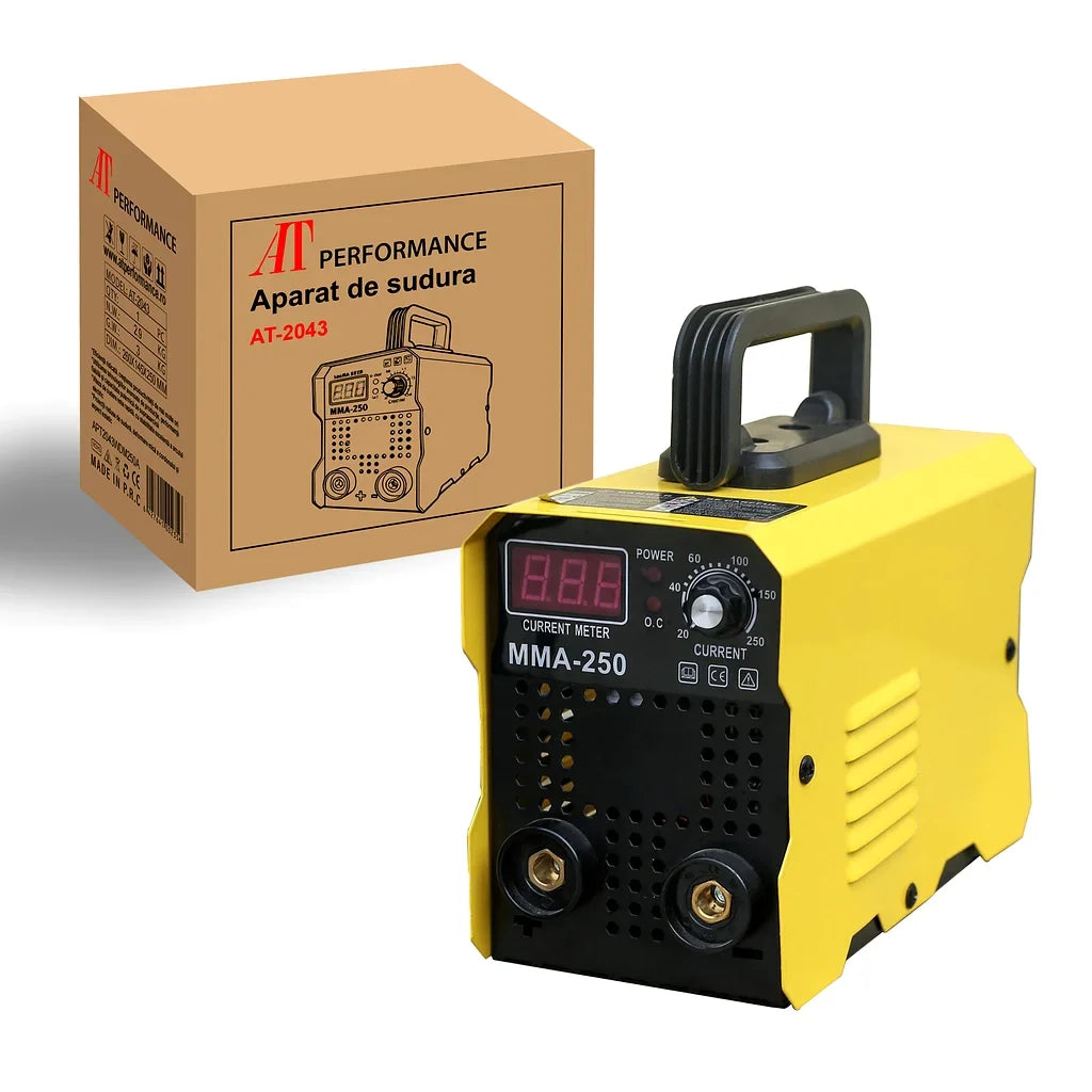 Aparat de sudură invertor MMA AT Performance AT-2043, 250 A, display digital, 230 V