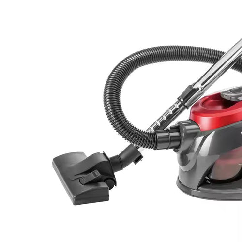 Aspirator cu sac HALEY HY-1503, 3000 W, sac 1,5 L, putere de aspirare peste 200 AW, roșu/negru