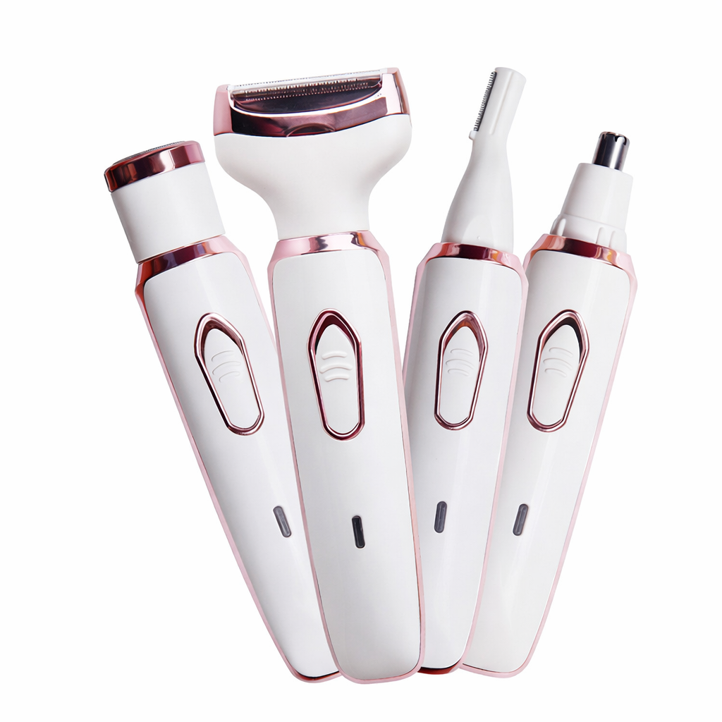 Kit de îngrijire 4 în 1 AT Performance, lady shaver și trimmer, încărcare USB, autonomie 30 min