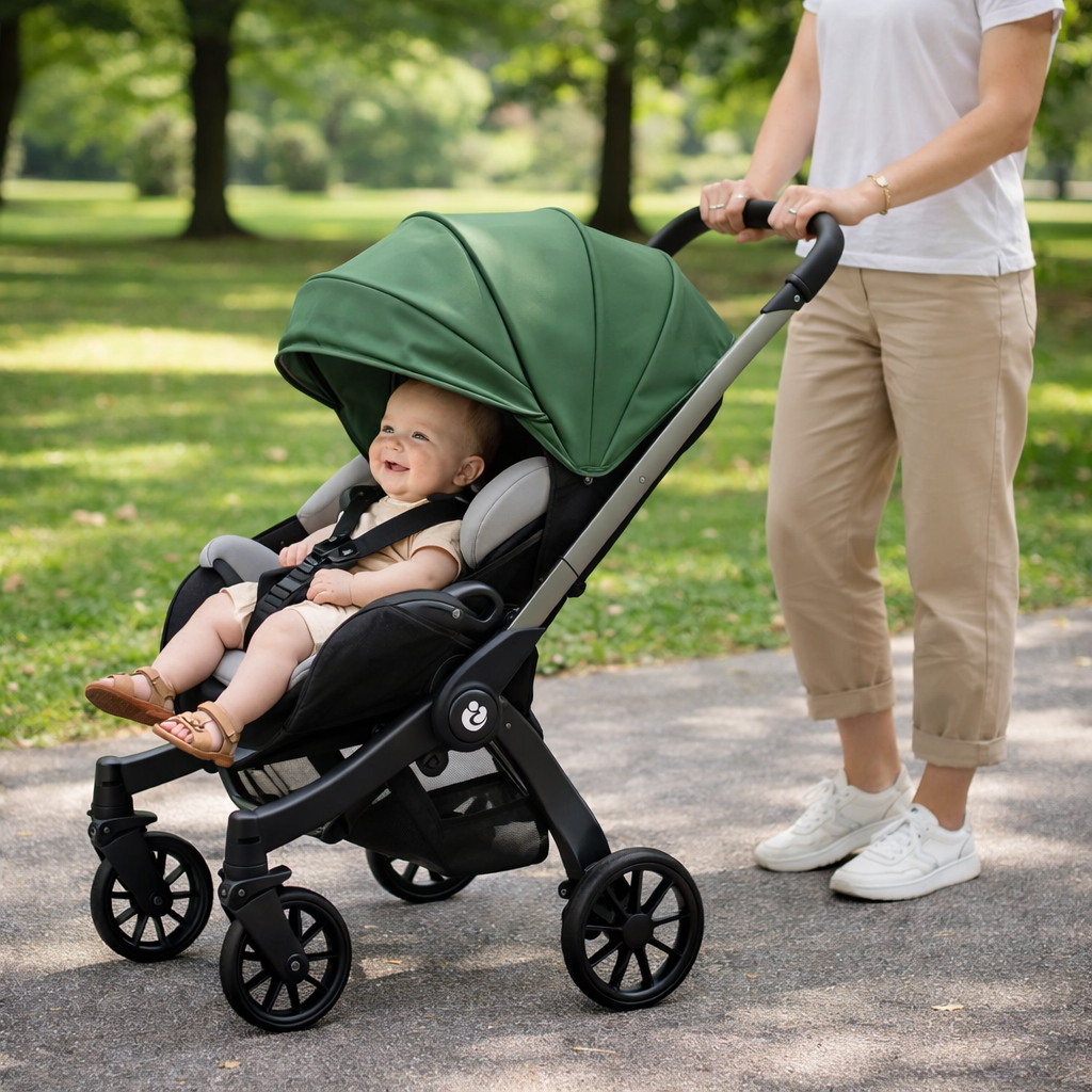 Cărucior 4 în 1 AT Performance stroller plus 2053, landou și scaun auto, 0-13 kg, greutate 9,8 kg