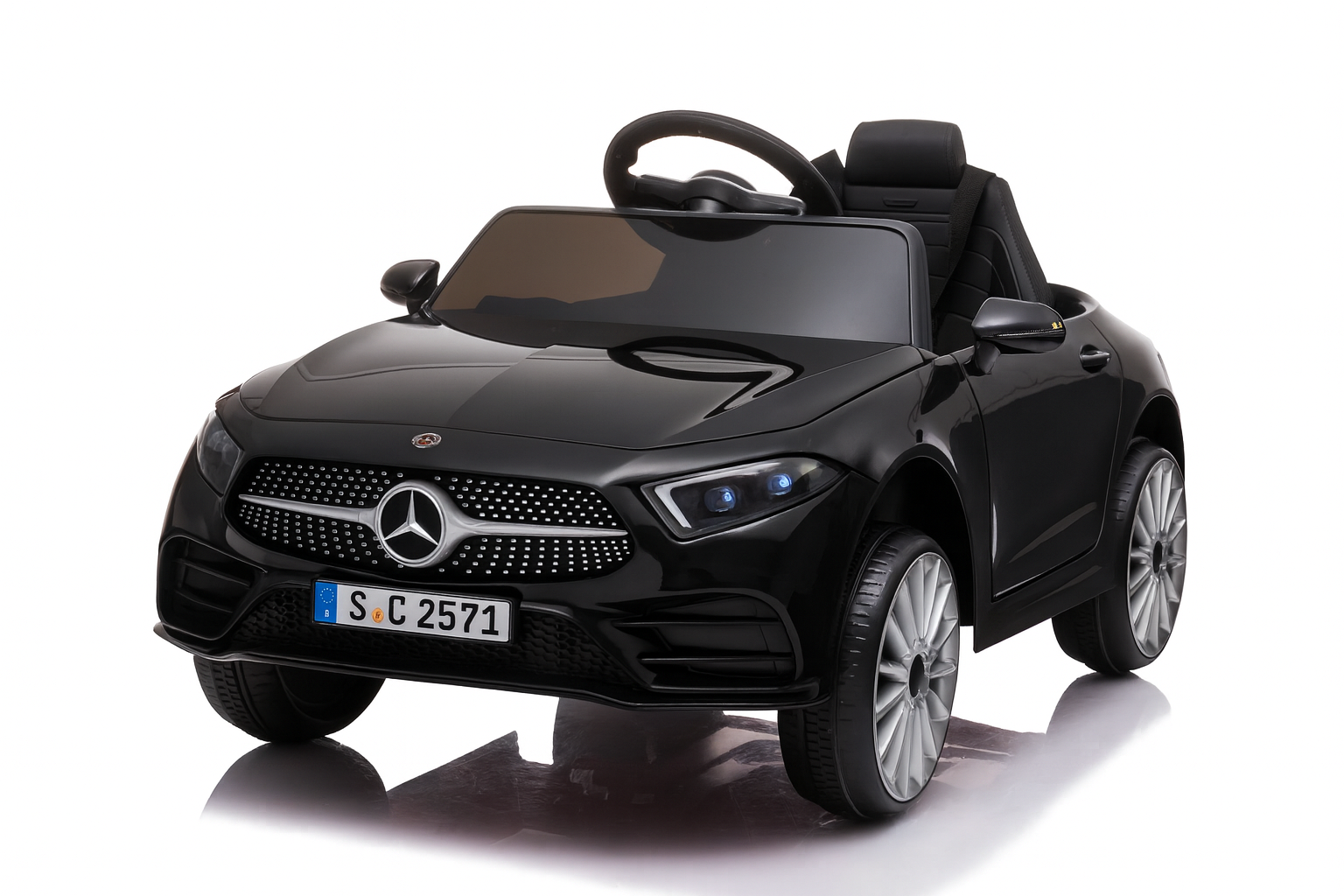 Mașinuță electrică pentru copii AT Performance Mercedes-Benz CLS 350, 12V 4.5Ah, 2 motoare de 18 W, 2-5 km/h