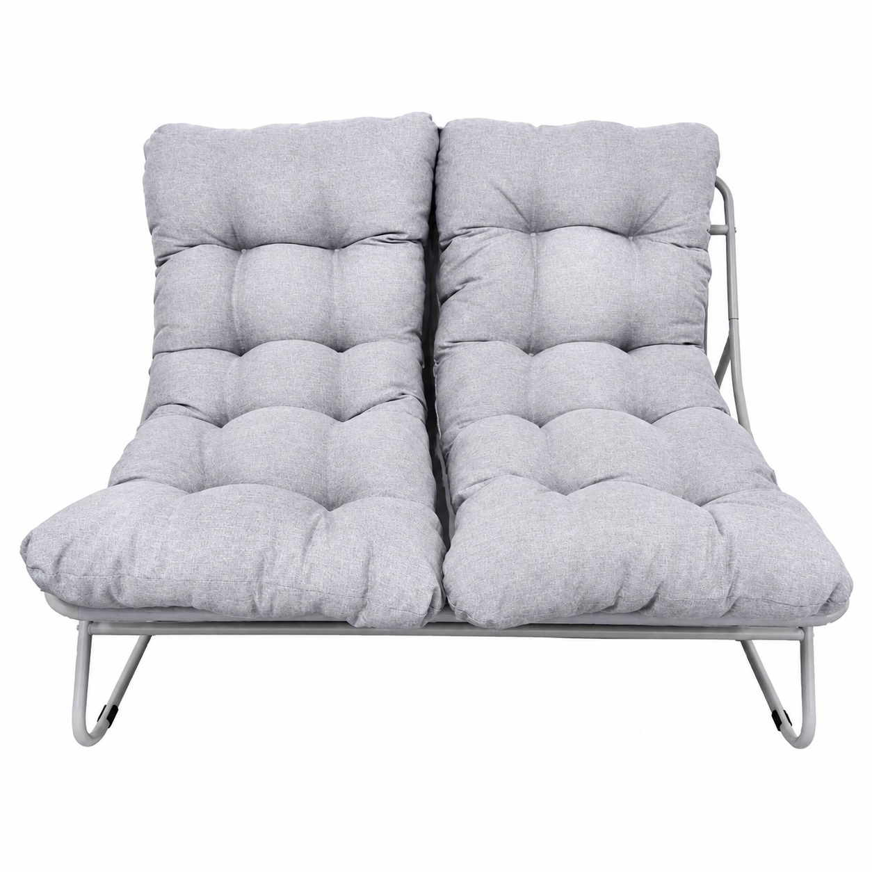 Set mobilier grădină AT Performance, 4 piese, canapea 2 locuri, 2 fotolii, măsuță 60 cm, cadru metalic