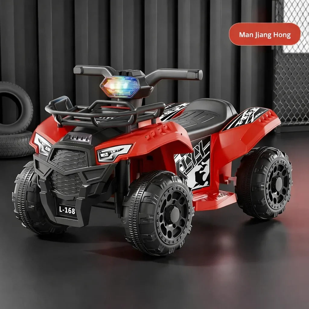 ATV electric pentru copii KIDOO L-168, 6V, 3-8 ani, viteză 3-5 km/h, autonomie 1-2 ore