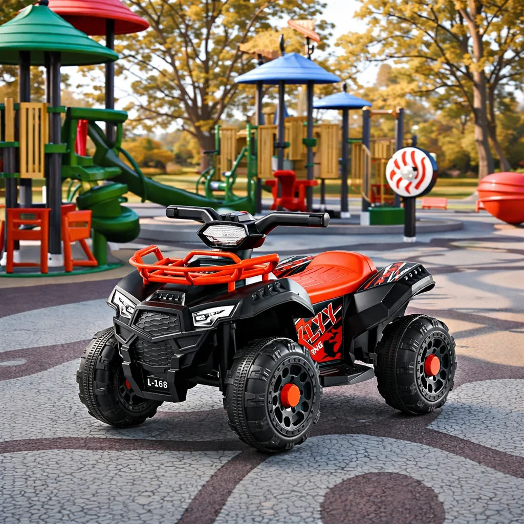 ATV electric pentru copii KIDOO L-168, 6V, 3-8 ani, viteză 3-5 km/h, autonomie 1-2 ore