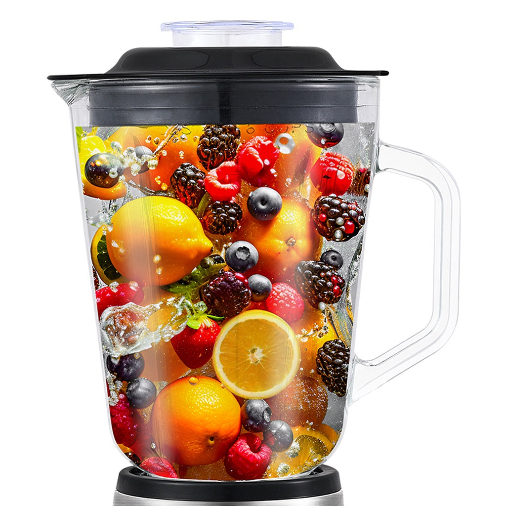 Blender 2 în 1 HALEY HY-2943, 1000 W, bol sticlă 1,5 L, 2 viteze și pulse, râșniță inclusă