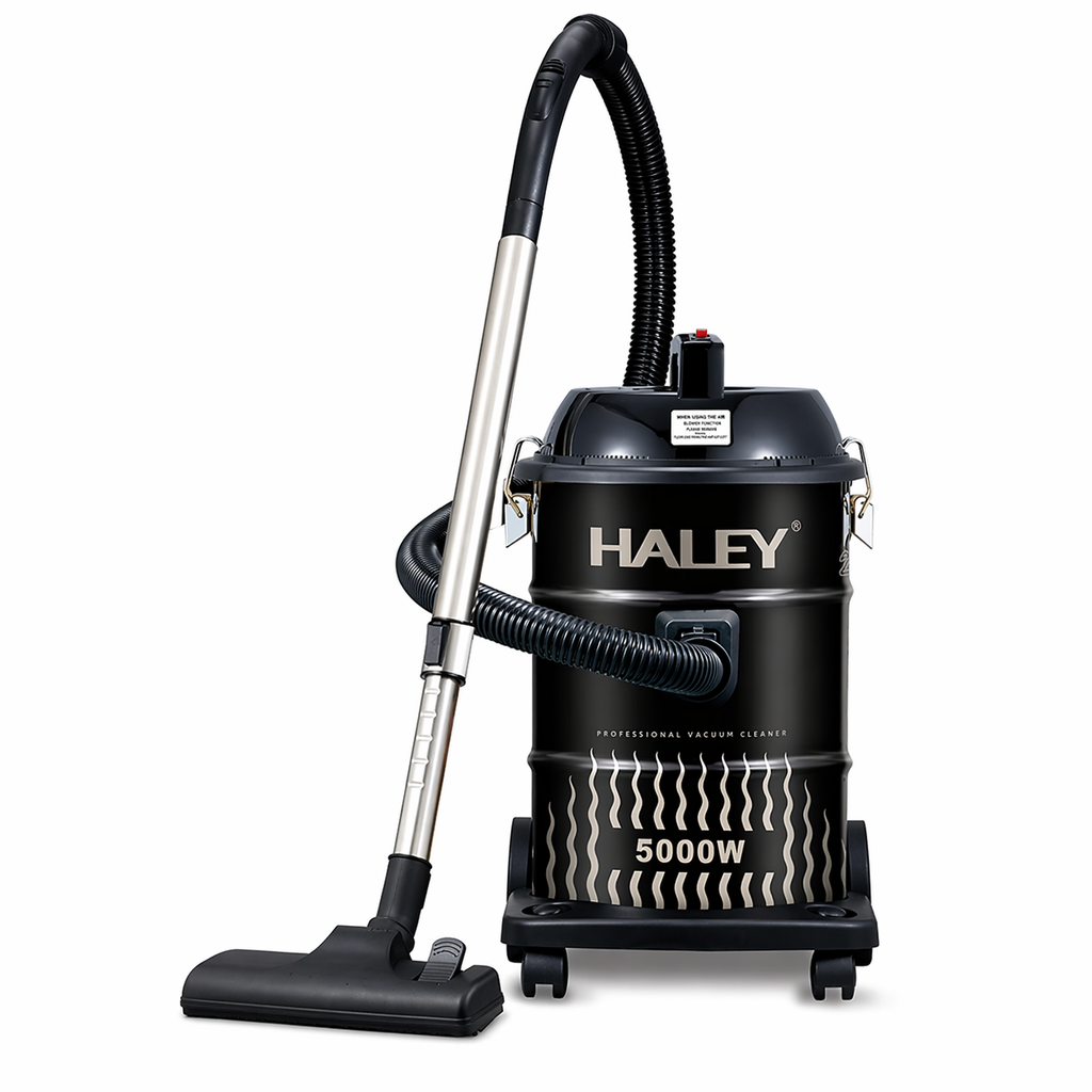 Aspirator profesional HALEY HY-9925 CD, 5000 W, rezervor 28 L, funcție suflare, 220-240 V