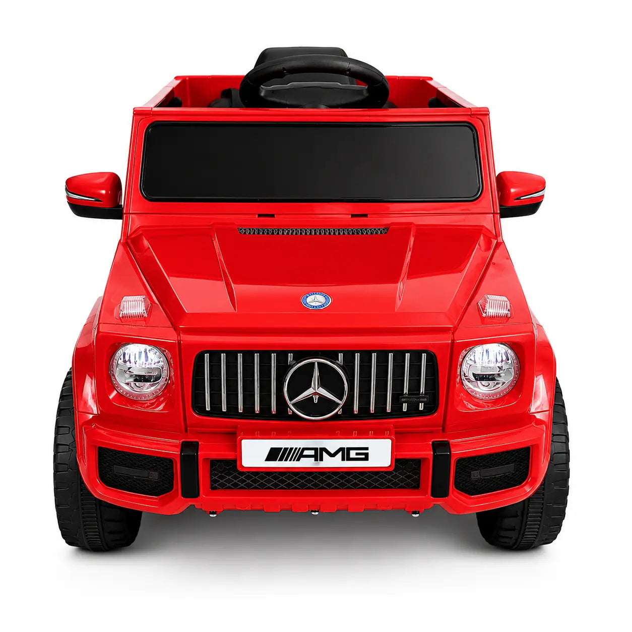 Mașinuță electrică pentru copii KIDOO, SUV 4x4, 12 V, telecomandă 2.4G, lumini LED, roșu