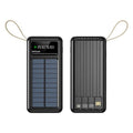 Baterie externă solară KLGO KP-97, 1000 mAh, încărcare rapidă, afișaj LED, intrare Type-C și Micro-USB