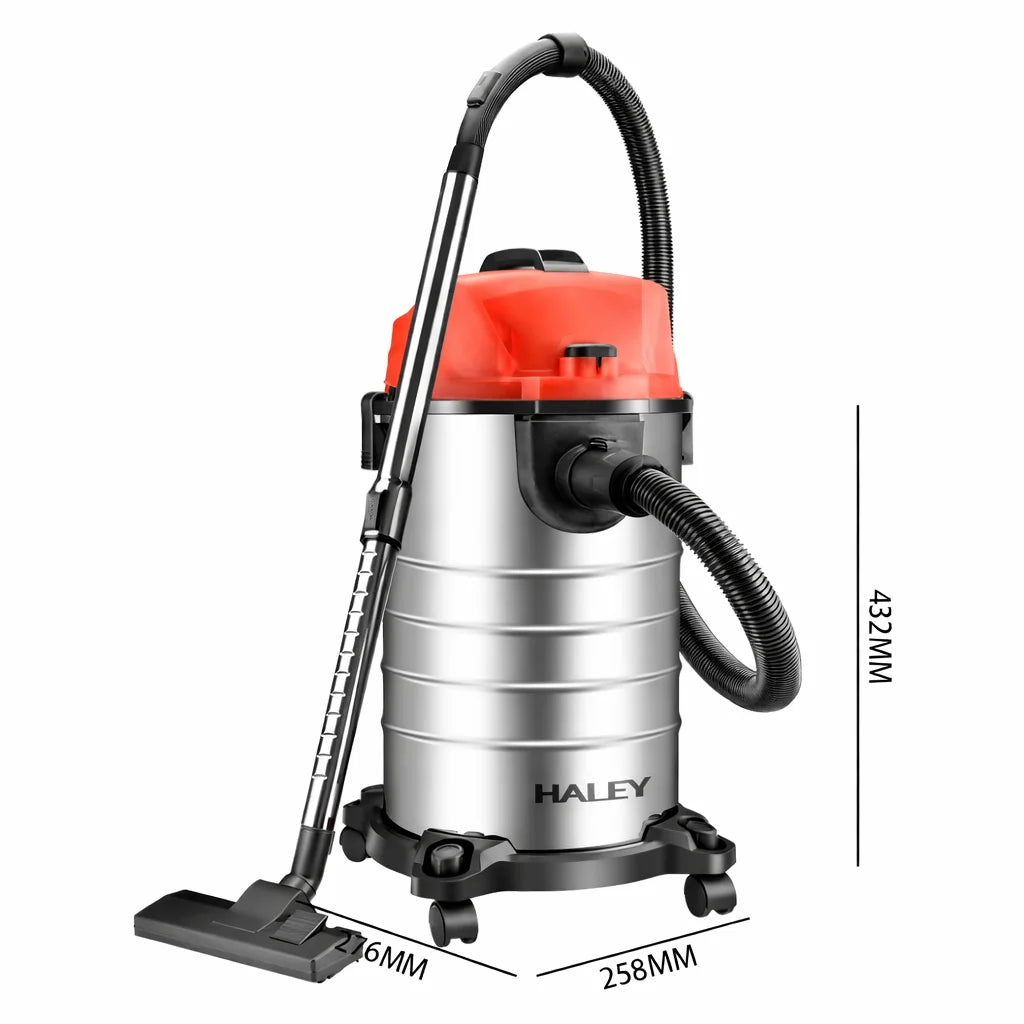 Aspirator industrial umed și uscat HALEY HY-9935, 2800 W, 35 L, funcție suflare, cuvă metal