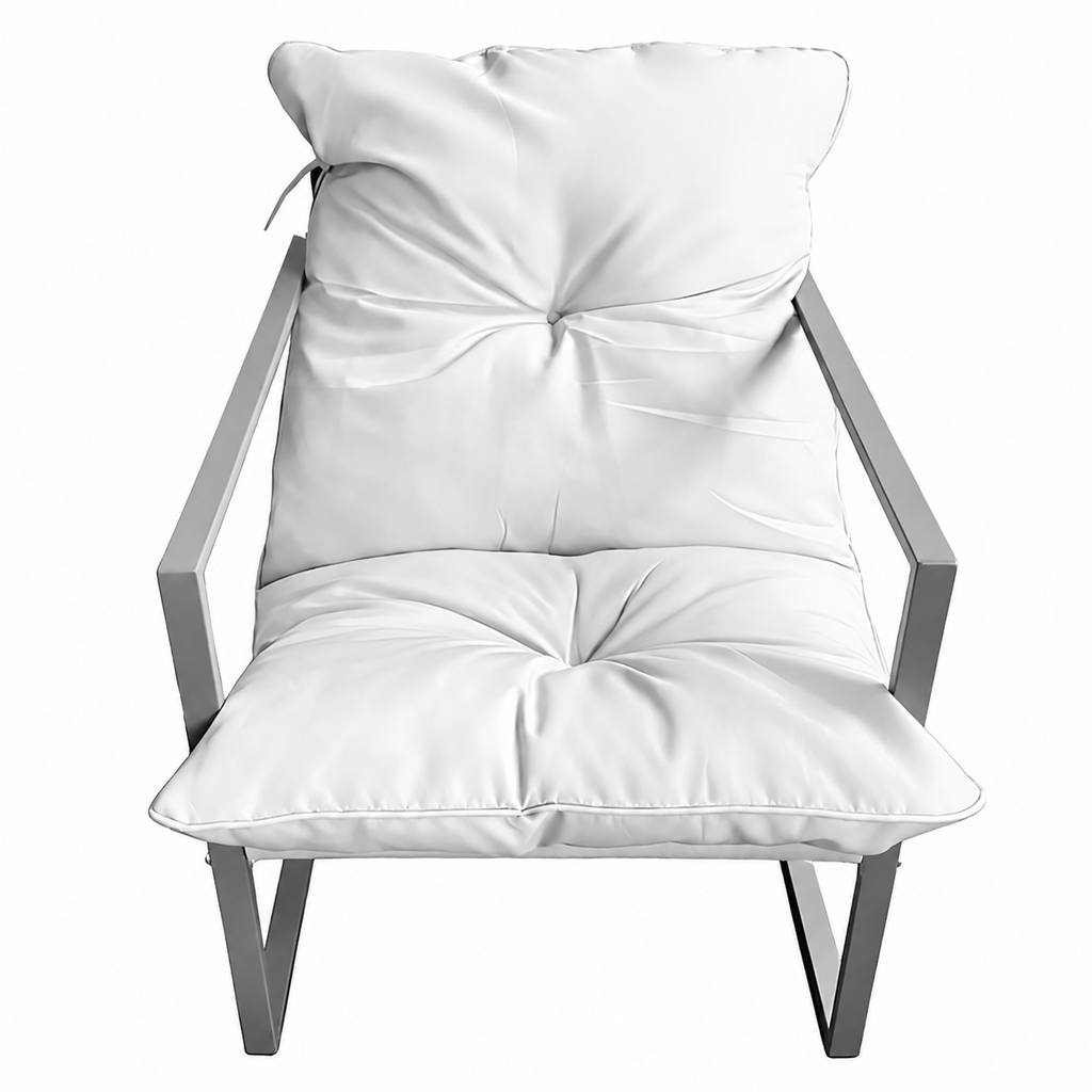 Set mobilier balcon și grădină AT Performance, 4 piese, canapea 2 locuri, 2 fotolii, măsuță cu blat sticlă securizată