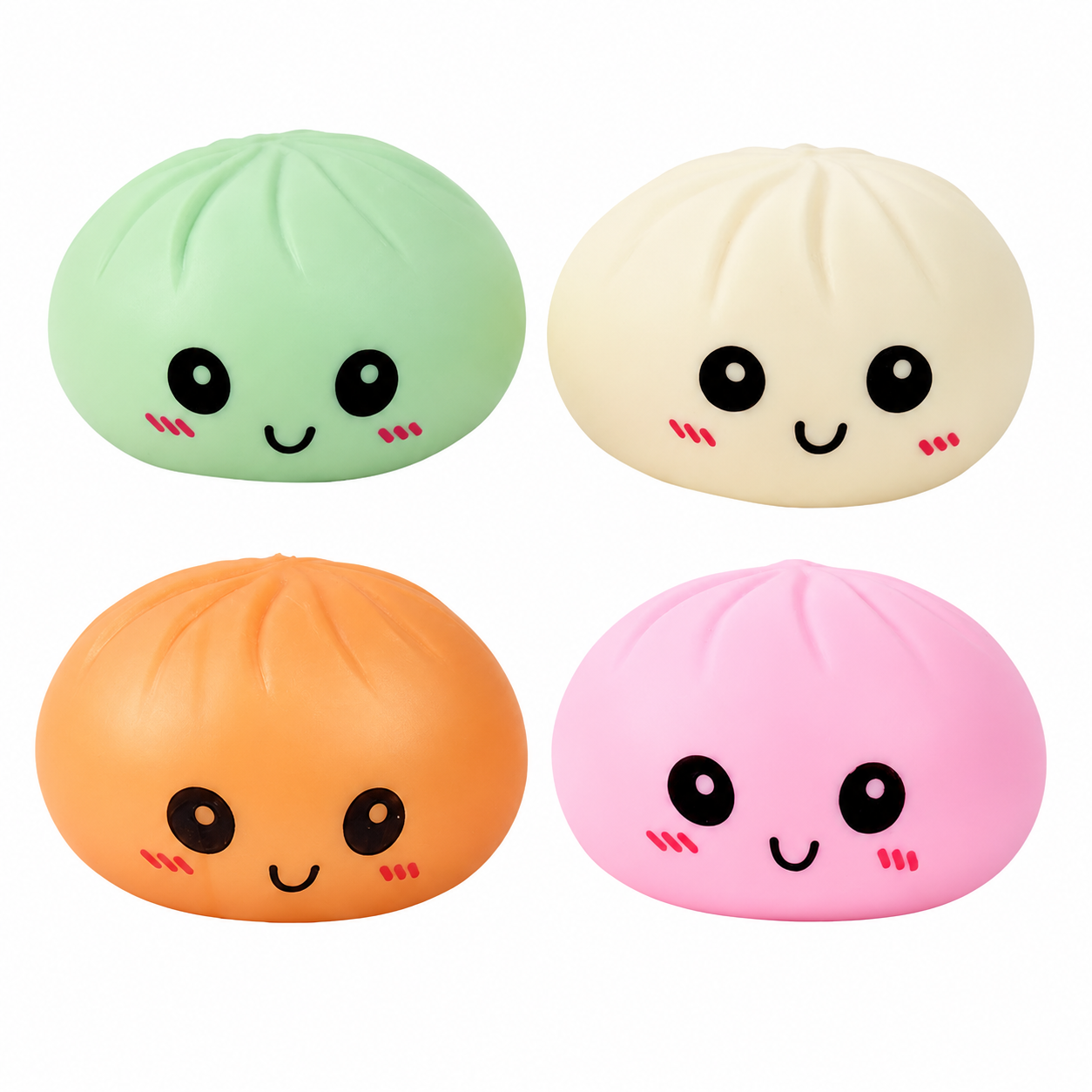 Jucărie antistres squishy dumpling AT Performance, 10 cm, silicon moale, culoare surpriză
