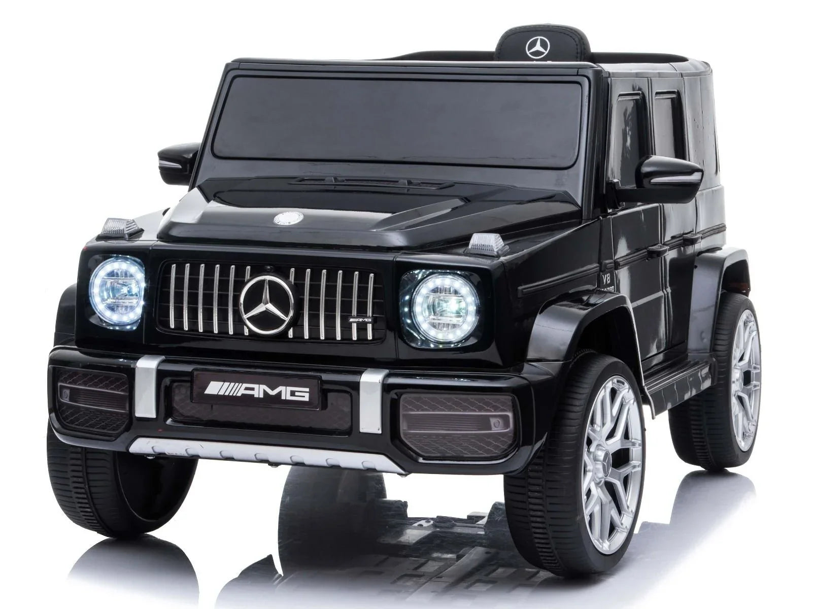 Mașinuță electrică pentru copii AT Performance Mercedes-Benz AMG G63, 12V 4.5Ah, 2 motoare de 30 W, 3-5 km/h