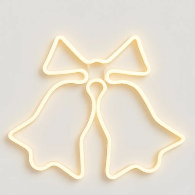 Clopoței luminoși de Crăciun AT Performance, 50 x 60 cm, LED alb cald, IP65, montare pe ușă sau geam