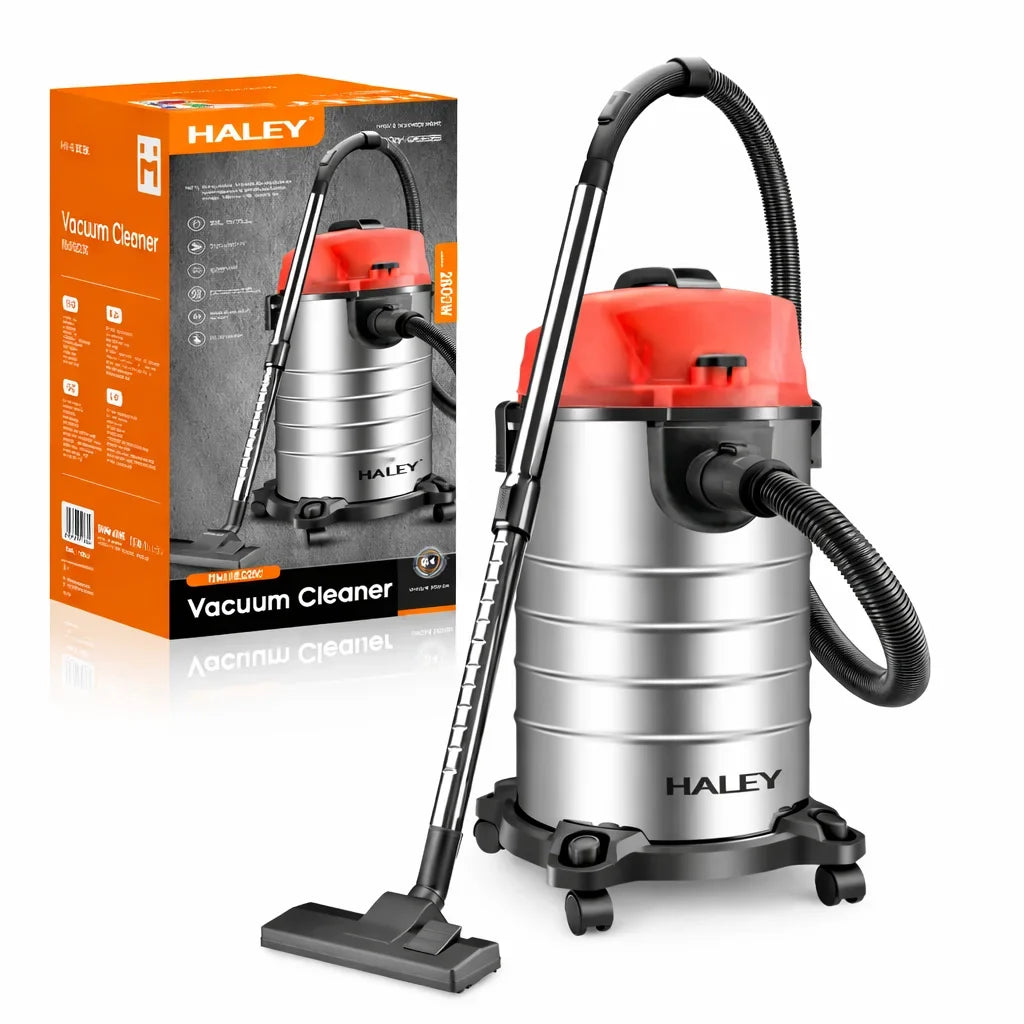 Aspirator industrial umed și uscat HALEY HY-9935, 2800 W, 35 L, funcție suflare, cuvă metal