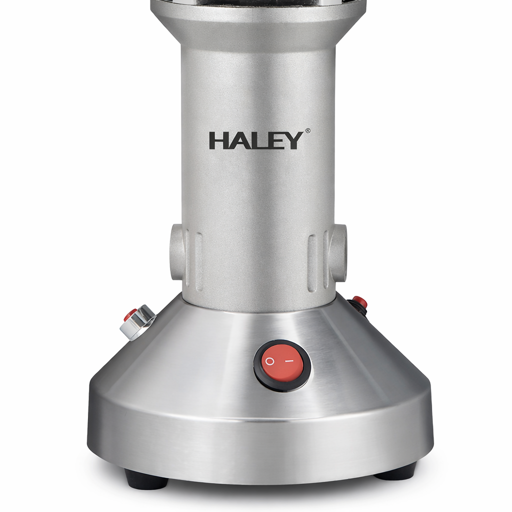 Râșniță electrică HALEY HY-2115, 950 W, 100 g, 28.000 RPM, oțel inoxidabil, argintiu
