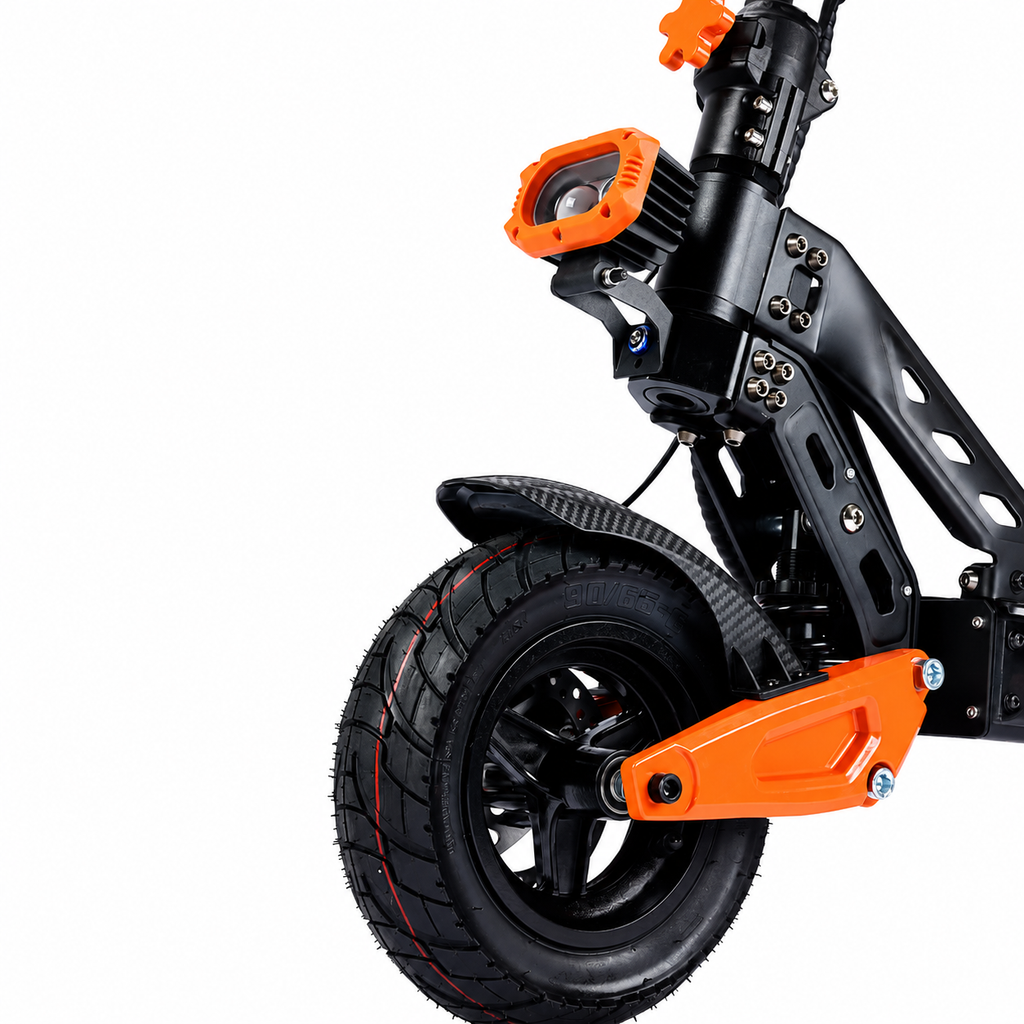 Trotinetă electrică AT Performance AT-219, 1000 W, autonomie 45 km, roți 10 inch, pliabilă, portocaliu