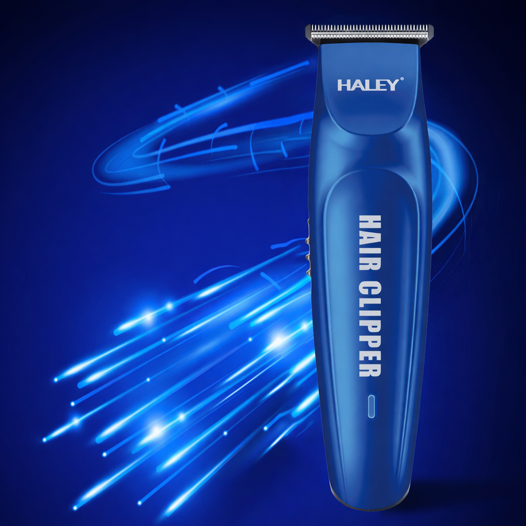 Mașină de tuns HALEY HY-4505, fără fir, baterie 1000 mAh, autonomie 120 min, lamă detașabilă din oțel
