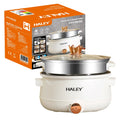 Oală electrică multifuncțională HALEY HY-505, 5 L + 3 L, 1200 W, gătire cu abur, 3 trepte de putere