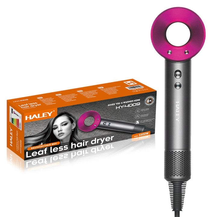 Uscător de păr HALEY HY-4009, 1600 W, ionizare, 3 trepte, funcție aer rece