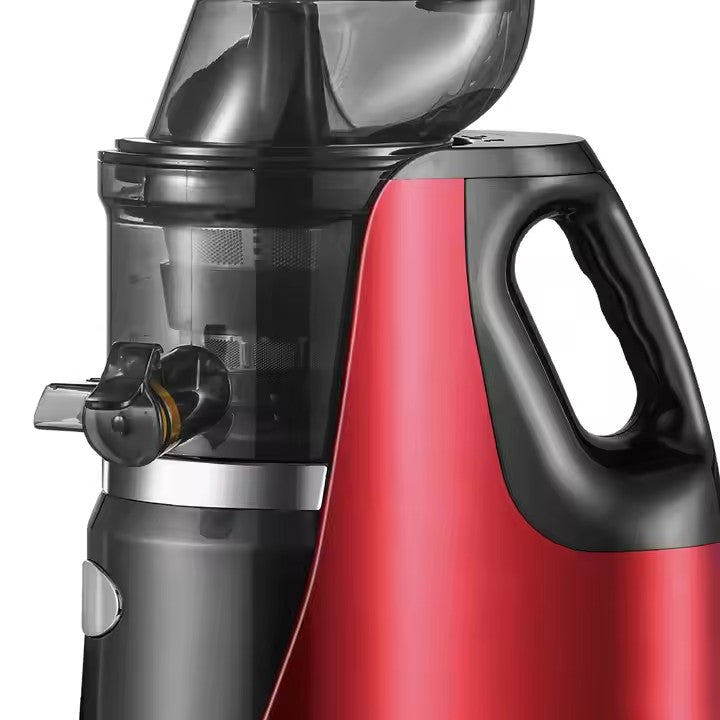 Storcător de citrice HALEY HY-600, 150 W, stoarcere lentă, carcasă inox, roșu/negru